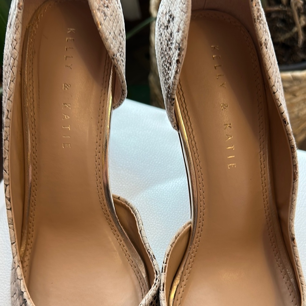 Kelly & Katie Snakeskin Heels - Picture 3 of 5